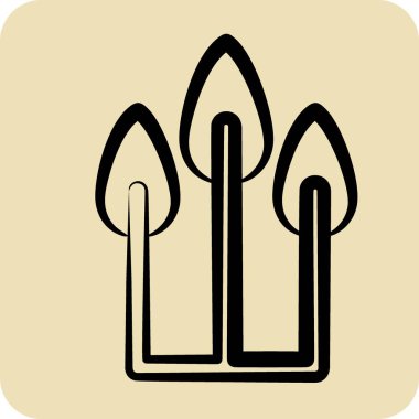 Simge Doğal Malzemeler. CBD yağ sembolüyle ilgili. Kabartma tarzı. Basit dizayn edilebilir. Basit resimleme