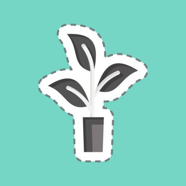 Icon Organik Kenevir. CBD yağ sembolüyle ilgili. Basit dizayn edilebilir. Basit resimleme