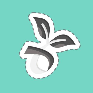 Simge% 100 organik. CBD yağ sembolüyle ilgili. Basit dizayn edilebilir. Basit resimleme