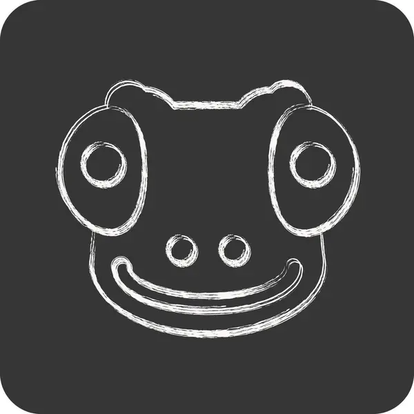 Icon Chameleon. related to Animal Head symbol. simple design editable. simple illustration