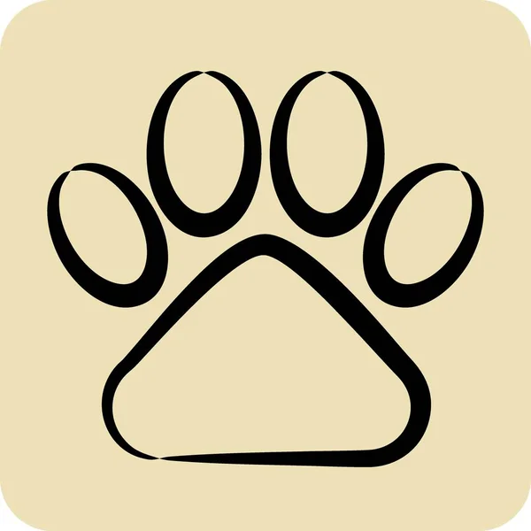 Icon Good For Pets. related to CBD Oil symbol. glyph style. simple design editable. simple illustration