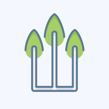 Simge Doğal Malzemeler. CBD yağ sembolüyle ilgili. Basit dizayn edilebilir. Basit resimleme