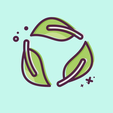 Simge Biyolojisi. CBD yağ sembolüyle ilgili. Basit dizayn edilebilir. Basit resimleme