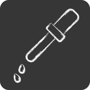 Suni Tadı Olmayan Simge. CBD yağ sembolüyle ilgili. Basit dizayn edilebilir. Basit resimleme