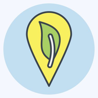 İkon Çevre Dostu. CBD yağ sembolüyle ilgili. Basit dizayn edilebilir. Basit resimleme