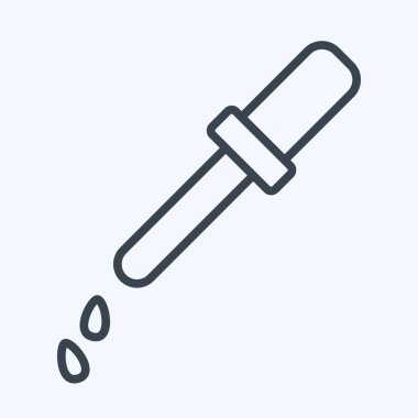 Suni Tadı Olmayan Simge. CBD yağ sembolüyle ilgili. Basit dizayn edilebilir. Basit resimleme