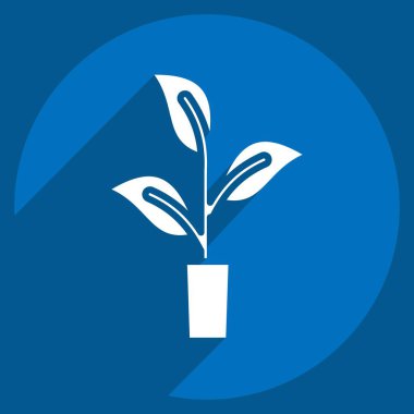 Icon Organik Kenevir. CBD yağ sembolüyle ilgili. Basit dizayn edilebilir. Basit resimleme