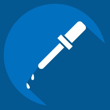 Suni Tadı Olmayan Simge. CBD yağ sembolüyle ilgili. Basit dizayn edilebilir. Basit resimleme