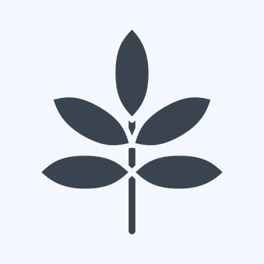 İkon glütensiz. CBD yağ sembolüyle ilgili. Basit dizayn edilebilir. Basit resimleme