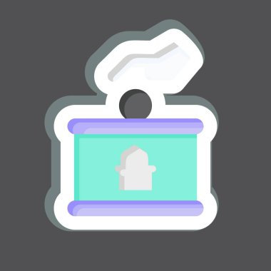 Simge Bağışı. Kurban bayramı sembolüyle ilgili. İslami. ramadhan. Basit resimleme