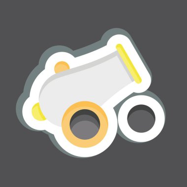 Simge Canon. Kurban bayramı sembolüyle ilgili. İslami. ramadhan. Basit resimleme