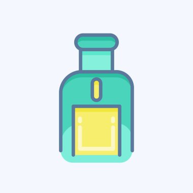 Simge parfümü. Kurban bayramı sembolüyle ilgili. İslami. ramadhan. Basit resimleme