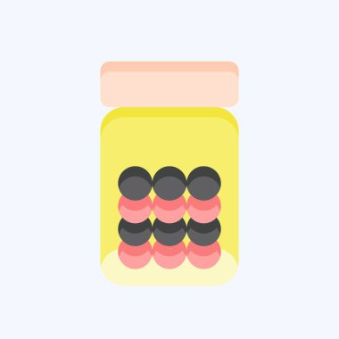 Icon Laddu. Kurban bayramı sembolüyle ilgili. İslami. ramadhan. Basit resimleme