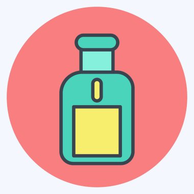 Simge parfümü. Kurban bayramı sembolüyle ilgili. İslami. ramadhan. Basit resimleme