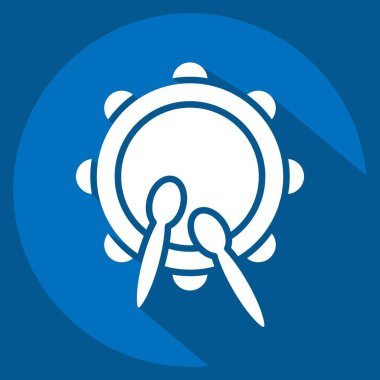 Simge Davulu. Kurban bayramı sembolüyle ilgili. İslami. ramadhan. Basit resimleme