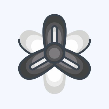 Simge sümbülü. Çiçek sembolüyle ilgili. Karalama stili. Basit dizayn edilebilir. Basit resimleme