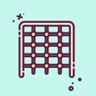 Simge tırmanışı. Lunapark sembolüyle ilgili. MBE tarzı. Basit dizayn edilebilir. Basit resimleme