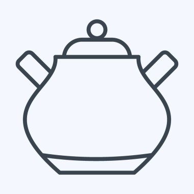 Simge Şekeri. Tea sembolüyle ilgili. Sıra tarzı. Basit dizayn edilebilir. Basit bir çizim. yeşil çay