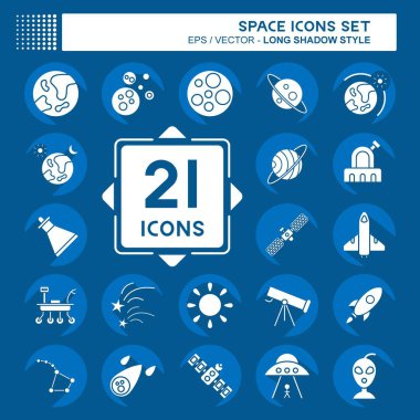 Simge Ayarlama Alanı. Eğitim sembolüyle ilgili. Uzun gölge tarzı. Basit dizayn edilebilir. Basit resimleme