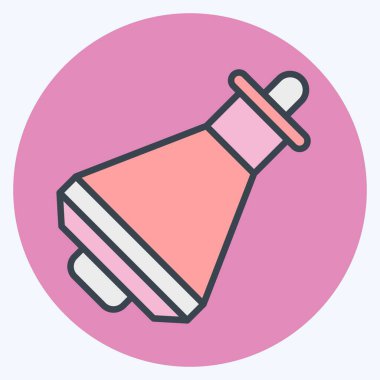 Simge Uzay Kapsülü. Uzay sembolüyle ilgili. renk arkadaşı stili. Basit dizayn edilebilir. Basit resimleme