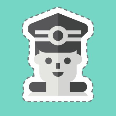 Çıkartma hattı kesildi komutan. Askeri sembolle ilgili. Basit dizayn edilebilir. Basit resimleme