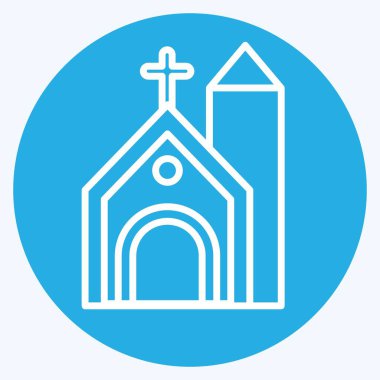 Simge kilisesi. Kelt sembolüyle ilgili. Mavi gözlü. Basit dizayn edilebilir. Basit resimleme