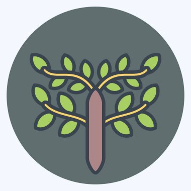 İkon Kelt. Kelt sembolüyle ilgili. renk arkadaşı stili. Basit dizayn edilebilir. Basit resimleme