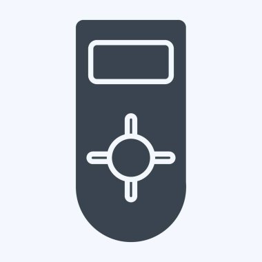 Klima sembolüyle ilgili Simge Uzaktan Kumanda 2. Kabartma tarzı. Basit dizayn edilebilir. Basit resimleme