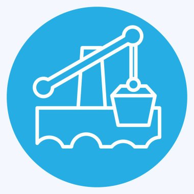 Simge sulama. Tarih öncesi sembolle ilgili. Mavi gözlü. Basit dizayn edilebilir. Basit resimleme