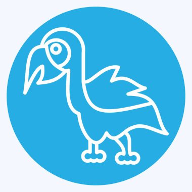 Simgesel Hayvan. Tarih öncesi sembolle ilgili. Mavi gözlü. Basit dizayn edilebilir. Basit resimleme