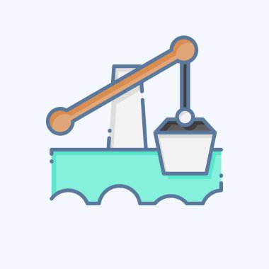 Simge sulama. Tarih öncesi sembolle ilgili. Karalama stili. Basit dizayn edilebilir. Basit resimleme