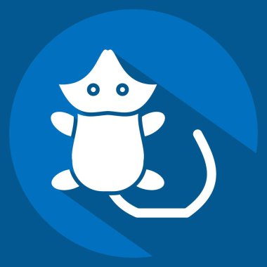 Simge Kürkü Pelt. Tarih öncesi sembolle ilgili. Uzun gölge tarzı. Basit dizayn edilebilir. Basit resimleme