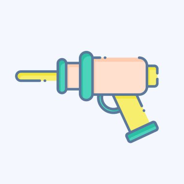 Simge Sondajı. Ortopedik sembolle ilgili. Karalama stili. Basit dizayn edilebilir. Basit resimleme