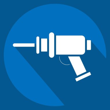 Simge Sondajı. Ortopedik sembolle ilgili. Uzun gölge tarzı. Basit dizayn edilebilir. Basit resimleme