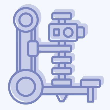 Simge Kazıcı. Tarım sembolüyle ilgili. İki ton stili. Basit dizayn edilebilir. Basit resimleme