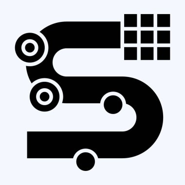 Simge Yarışı Pisti. Yarış sembolüyle ilgili. Kabartma tarzı. Basit dizayn edilebilir. Basit resimleme