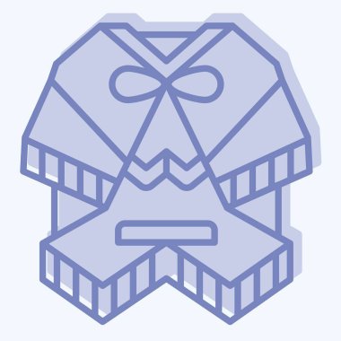 Simge Panço. Arjantin sembolüyle ilgili. İki ton stili. Basit dizayn edilebilir. Basit resimleme