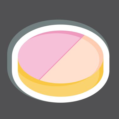 Çıkartma Ecstasy. Bağımlılık Sözlüğü sembolüyle ilgili. Basit dizayn edilebilir. Basit resimleme