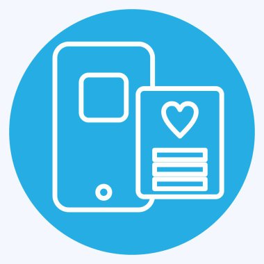 Simge Sosyal Medya. Bağımlılık Sözlüğü sembolüyle ilgili. Mavi gözlü. Basit dizayn edilebilir. Basit resimleme