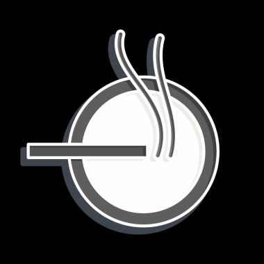 Simge Tütünü. Bağımlılık Sözlüğü sembolüyle ilgili. Parlak bir stil. Basit dizayn edilebilir. Basit resimleme