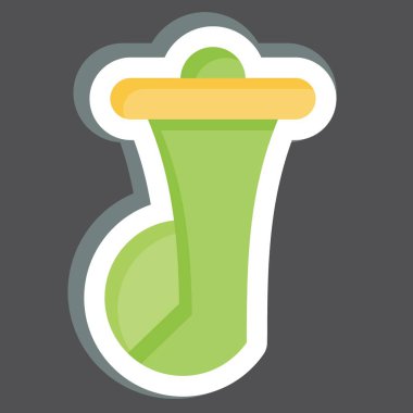 Araba kornası çıkartması. Yedek Parça sembolüyle ilgili. Basit dizayn edilebilir. Basit resimleme