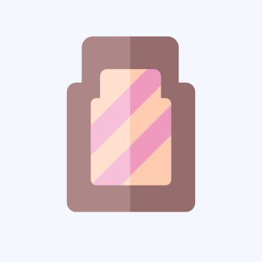 Simge Araba Mat. Yedek Parça sembolüyle ilgili. Düz stil. Basit dizayn edilebilir. Basit resimleme