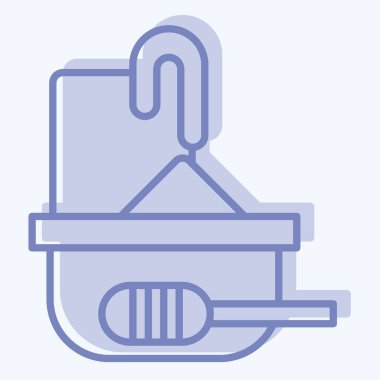 Simge Bal Tarağı. Apiary sembolüyle ilgili. İki ton stili. Basit dizayn edilebilir. Basit resimleme