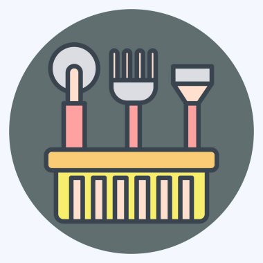 Simge Arıcı Arısı Arısı. Apiary sembolüyle ilgili. renk arkadaşı stili. Basit dizayn edilebilir. Basit resimleme