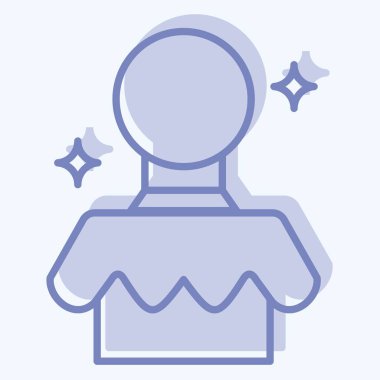 Simge Sihirli Top. Lunapark sembolüyle ilgili. İki ton stili. Basit dizayn edilebilir. Basit resimleme