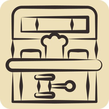 Simge Köstebek Oyunu. Lunapark sembolüyle ilgili. El çizimi tarzı. Basit dizayn edilebilir. Basit resimleme