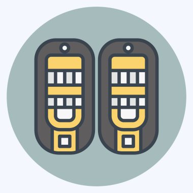 Simge Kar Ayakkabıları. Alaska sembolüyle ilgili. renk arkadaşı stili. Basit dizayn edilebilir. Basit resimleme