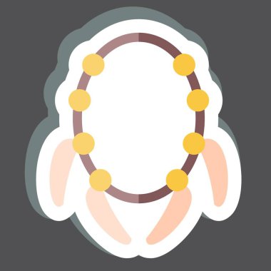 Çıkartma Pençesi. Amerikan Yerli Sembolü ile ilgili. Basit dizayn edilebilir. Basit resimleme