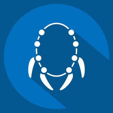 Simge Pençesi. Amerikan Yerli Sembolü ile ilgili. Uzun gölge tarzı. Basit dizayn edilebilir. Basit resimleme