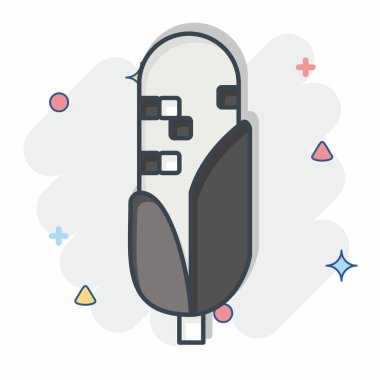 İkon Mısır. Amerikan Yerli Sembolü ile ilgili. Çizgi roman. Basit dizayn edilebilir. Basit resimleme